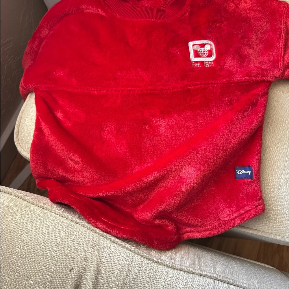 BN- tags removed to wash Disney Vibrant Red Fleece Top